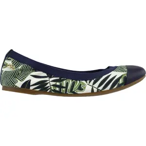 Cole Haan Womens Elbridge Floral Ballet Flats Casual - Blue