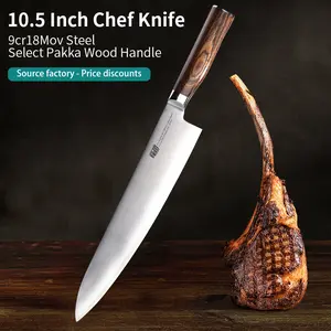 FINDKING 10.5 Inch Chef Knife, Professional Kitchen Chef's Knife Cooking Knife Gyuto Knives, Razor Sharp Japanese Chef Knife with Pakkawood Handle, with Gift Box, Gift for Men or Women