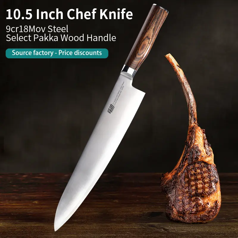FINDKING 10.5 Inch Chef Knife, Professional Kitchen Chef's Knife Cooking Knife Gyuto Knives, Razor Sharp Japanese Chef Knife with Pakkawood Handle, with Gift Box, Gift for Men or Women