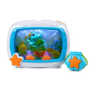 Musical Crib Soother with Lights & Sounds, Calming Sleep Toy for Newborns & Infants
