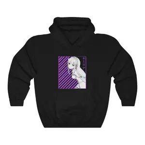 Emilia Re Zero Anime Hoodie, Emilia Manga Hoodie, Rezero, Re Zero Cosplay, Ram And Rem, Subaru Natsuki, Japanese Anime Unisex Sweatshirt