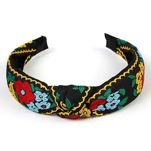 TERSE Knotted Headbands for Women Non Slip Women’s Fashion Headband Top Knot Boho Headbands for Women’s Hair Designer Hair Hoops for Women Girls Hair Accessories