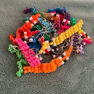 Worm On A String Beaded Kandi Keychains For Any Occasion