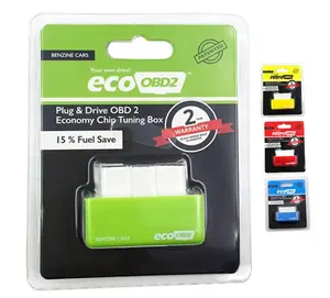 EcoOBD2 Plug And Play OBD2 Economy Chip Tuning Box for Benzine Cars 15% Fuel Saving with 2 Year Warranty