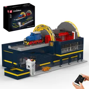 Mould King 17094 Rotating Dump Truck Car Amusement Park Building Block RC Toy