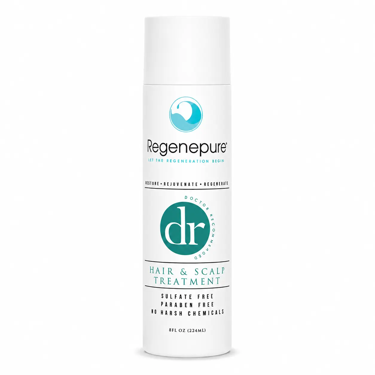Regenepure DR Shampoo – Nourishing Scalp & Hair Cleanser – 8 fl oz