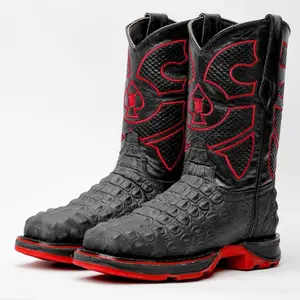 Matte Black Leather Boots With 3D Lightweight Sole - Composite Toe