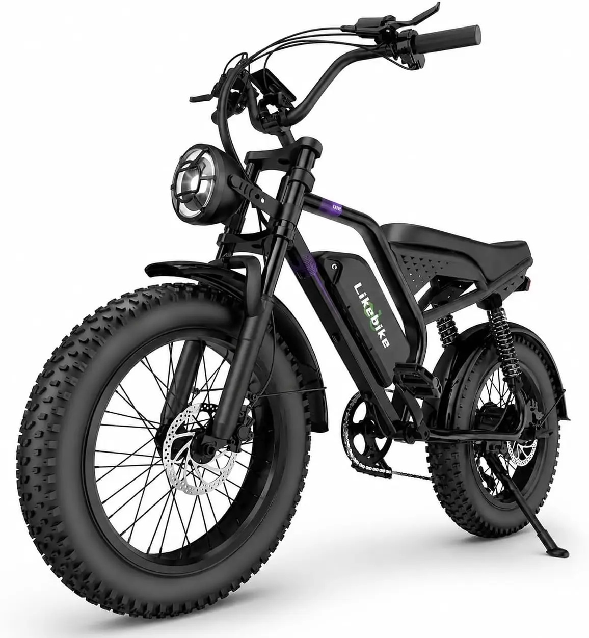 2026 Electric Bike,1500W/45KM/H Top Speed,50KM Range, 5-Speed, Dual Suspension, Hydraulic Disc Brakes, IPX6 Waterproof