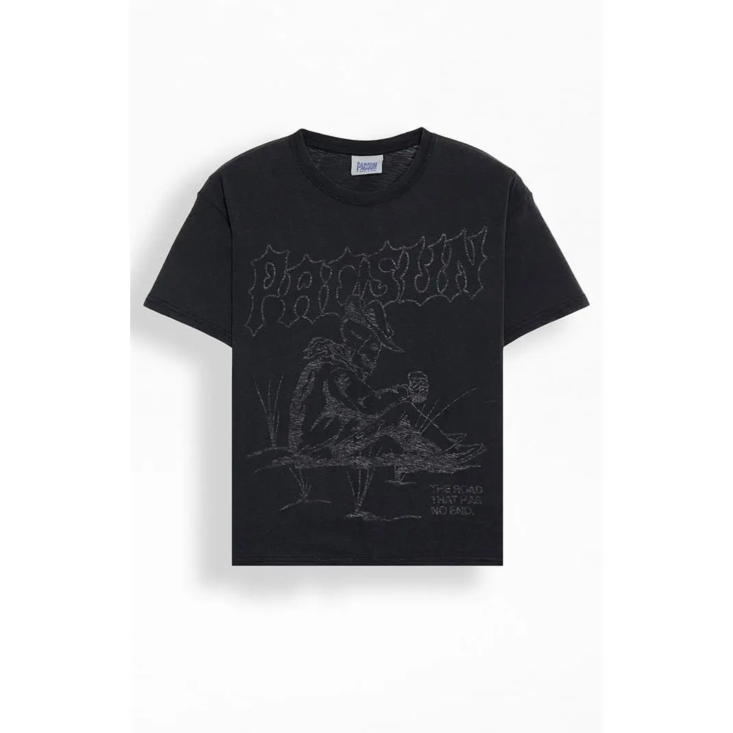 Pacsun Men's Road With No End Oversized T-Shirt - Multicolor