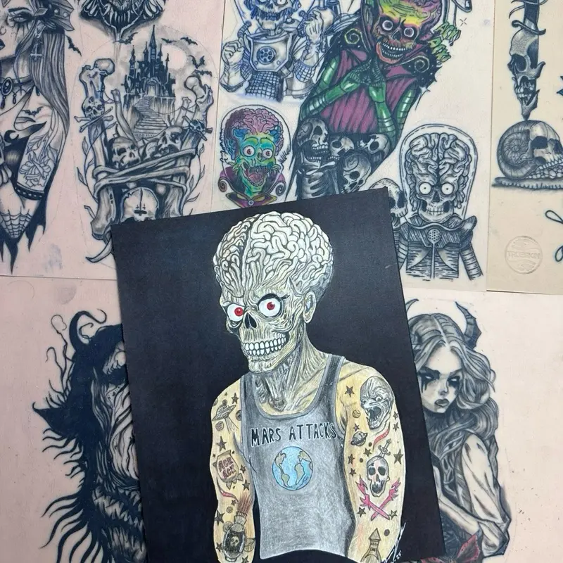 Original Hand Drawn Custom Art Piece - Customized Wall Decor with Signed & Dated Design, Great Wall Art for Art Collectors