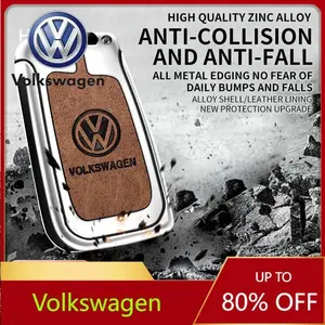 For VOLKSWAGEN VW Car Remote Key Fob Case Cover Holder Shell Bag For Volkswagen VW Polo Golf 7 MK7 Tiguan Passat Jetta E-golf Ke