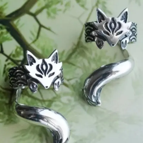 Street Style Fox Design Ear Cuff, Fashionable Animal Design Earrings for Women & Girls, Trendy All-match & Exquisite Jewelry Ear Cuffs for Birthday Gift Earcuff