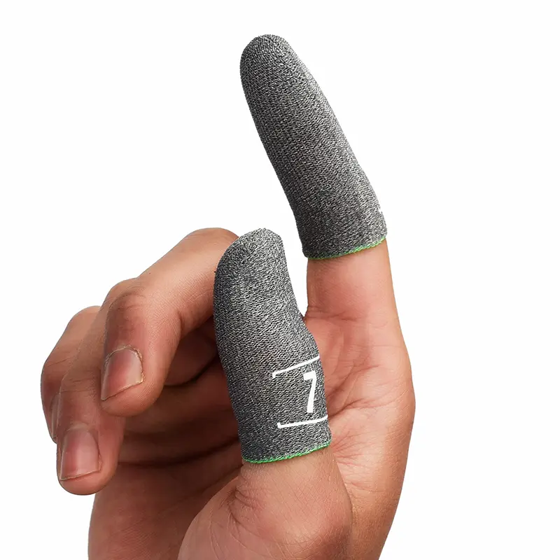 Mobile Gaming Finger Sleeve - Over 90% Pro Gamers' Choice, Ultra-Thin 0.33mm, Super Sensitive for Micro-Movements, Anti-Slip & Quick-Dry, Ideal for Light Sweaty Hands & FPS Games (CODM/PUBGM)
