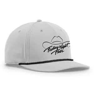 Friday Night Fever Embroidered Rope Hat