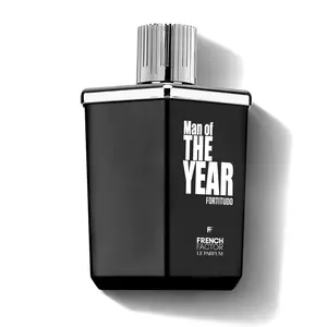 French Factor Man of the Year Fortitudo | Key Notes: Cypress Leaf, Saffron, Cardamom, Artemisia, Bergamot & Grapefruit, Bulgarian Rose, Nutmeg & Jasmine, Oud , Cedar, Leather, Sandalwood, Amber, Tonka, Musk | Long Lasting Perfume for Men | 3.3 Fl.oz