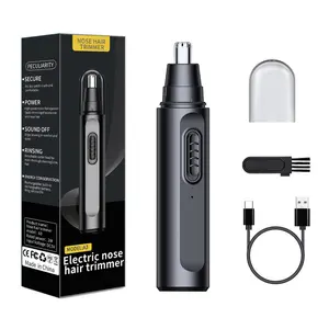 2025 New Nose Hair Trimmer, Rechargeable Electric Nose Hair Clipper with USB Charging, Painless Nose Trimmer for Men Women
