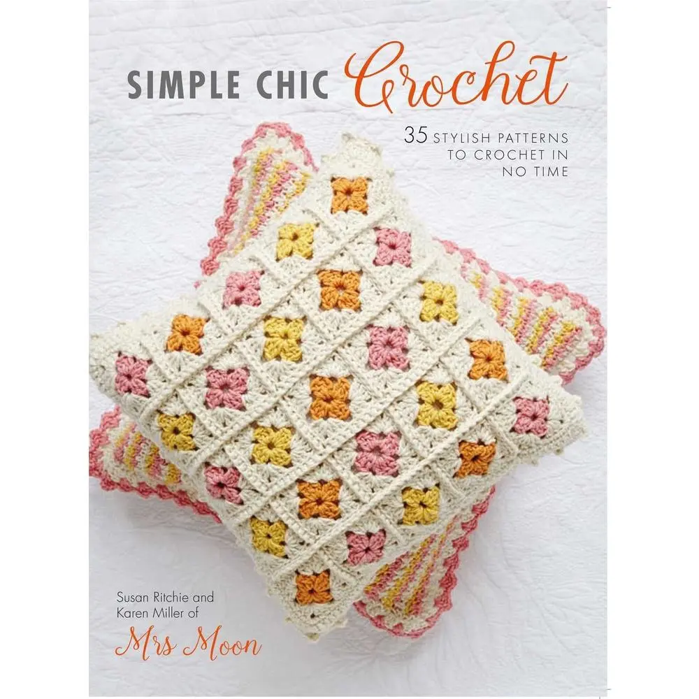 USED Book - Simple Chic Crochet: 35 Stylish Crochet Patterns for Family Home Decor Accessories with Chevron Designs by Karen Miller (Paperback - English)