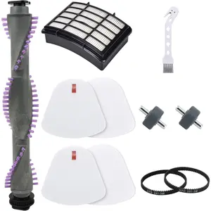 Brush Roll Filter Replacement for Shark Navigator Lift Away NV350 NV351 NV352 NV356E S2 NV360 NV355 NV356 NV357 NV358 Vacuum Cleaner, with Belt and Wheels