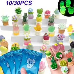 Mini Luminous Plant Pots, Dollhouse Decorations, Fairy Garden Ornaments, Miniature Garden Decor, Tiny Plants, Mini Plants, Party Gifts, Creative Surprise Presents