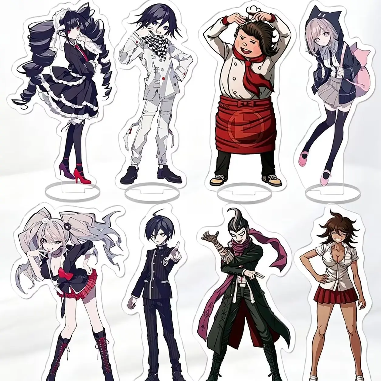 8 Ops Danganronpa V3: Killing Harmony Shuichi, Kokichi, Kaede Art Display Acrylic Standee