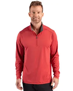 Cutter & Buck Forge Recycled Four-Way Stretch Mens Quarter Zip Pullover