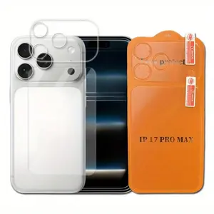 iPhone 17 Pro Max Lens Film + Back Film Set, Compatible iPhone 17 Pro Lens Protection Film, Smooth Surface, High-Quality Material, Device Protection Accessories, Protector