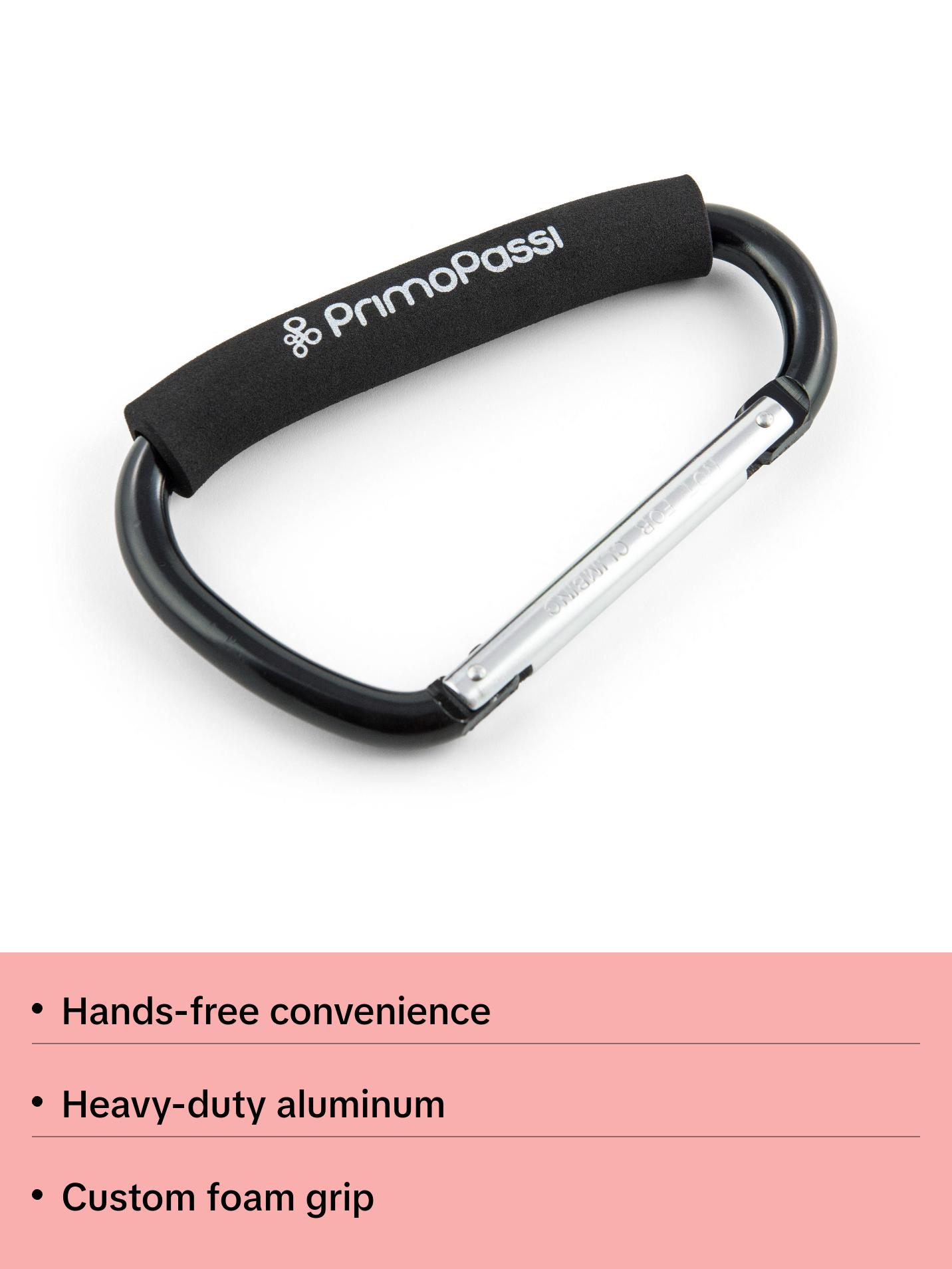 Primo Passi - 2Pk Large Stroller Hook, Black Primo Passi - 2Pk Large Stroller Hook, Black