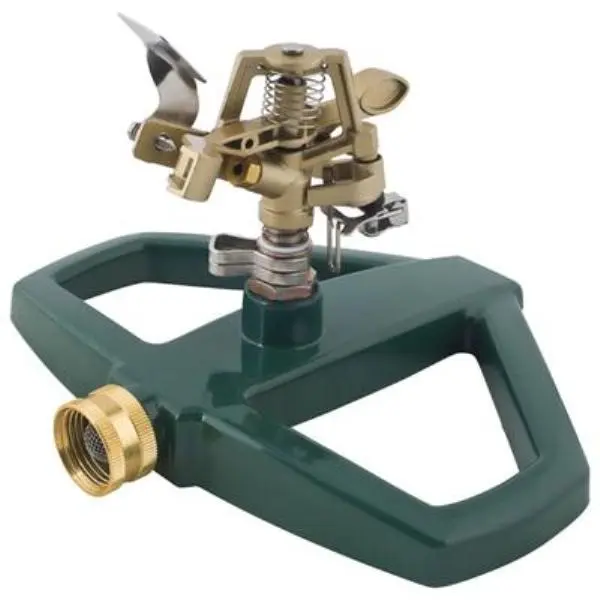212 MAIN Pulsating Garden Watering Sprinkler - Adjustable Sprinkler with Deluxe Poly Base, 10.62 in Height, Outdoor Garden Tool