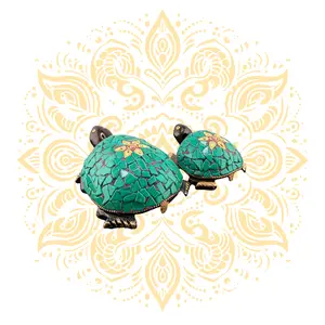 Wooden Stone Work Tortoise