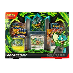 Pokémon TCG: Ogerpon EX Premium Collection Box | Factory Sealed & Limited Edition