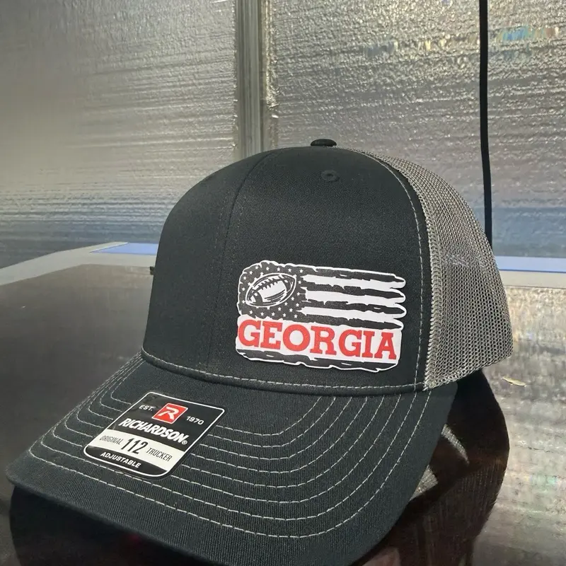 Georgia football hat, Richardson 112, UV printed, bulldogs, dawgs premium caps