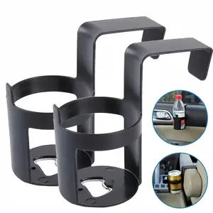 Car Drink Cup Holder Set, Vehicle Water Bottle Rack, Portable Car Organizer, Plastic Phone Mount, Multi-Functional Car Storage Tray, Car Cup Holders