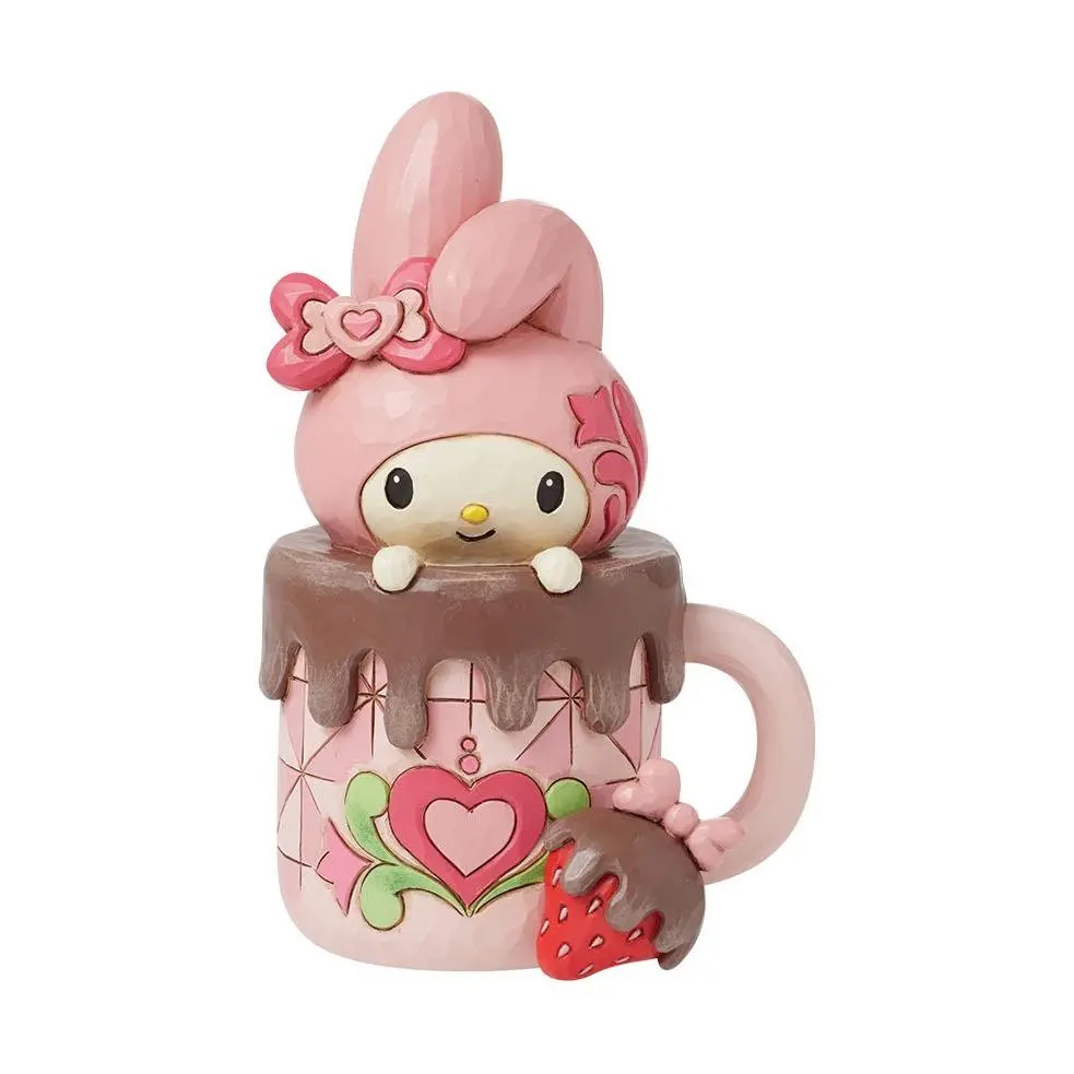 Jim Shore Sanrio My Melody Hot Cocoa Figurine 5in H Jim Shore Sanrio My Melody Hot Cocoa Figurine 5in H