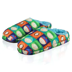 South Park Slippers Character Box Design Adult Scuff Slide Slipper Socks 1 Pair