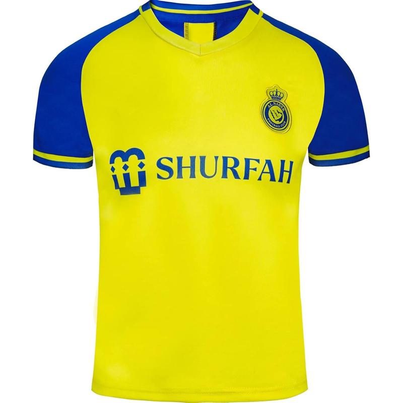 Ronaldo No #7 Nassr Riyadh Al Home Football Soccer Jersey/Shorts Socks Gift Set Youth Sizes