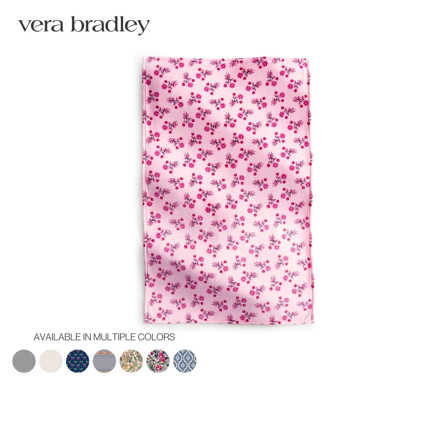 Vera Bradley Plush Throw Blanket, 50 x 80 in Plush Fleece