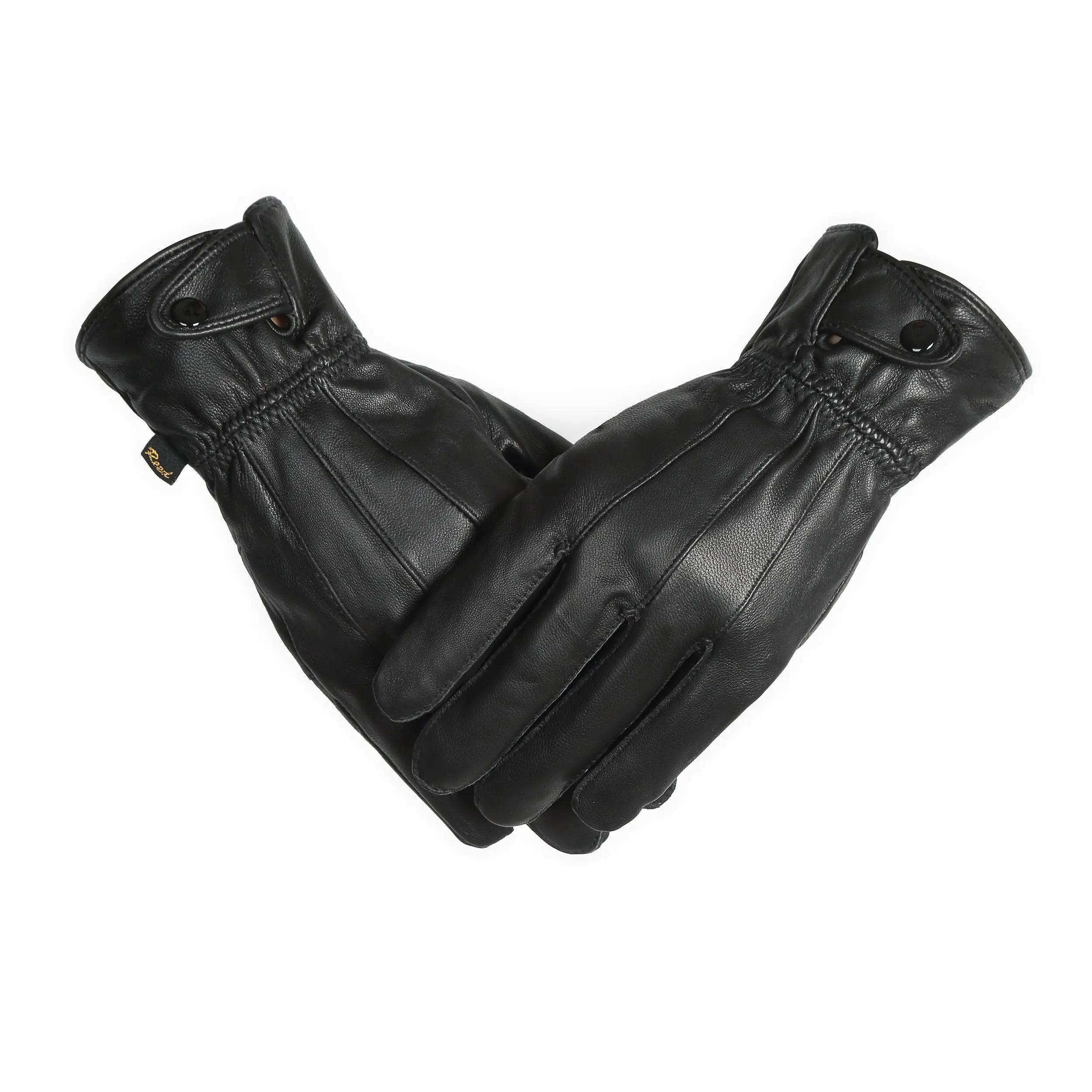 REED Men's Genuine Sheepskin Leather Driving Gloves with Thinsulate Insulation Touchscreen Compatible Warm Lined Winter Accessories for Cold Weather