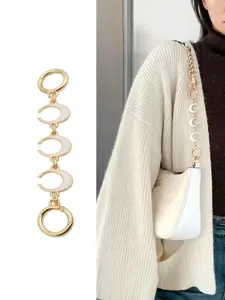 Bag Extender, Dual Buckle Shoulder Strap Extension Chain, Wallet Strap Extension, Handbag Charm Keychain, Replacement Accessory, Elegant Chain Strap