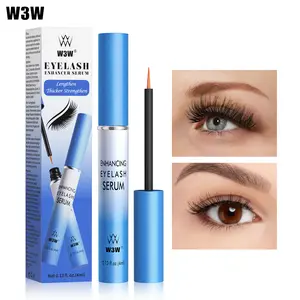 W3W Eyelash Growth Serum 4ml,   Lash Enhancing Serum - Gentle Formula for Natural, Fuller, Thicker Lashes - Plant Extracts No lrritating, Natural Ingredients, Lash Boost Growth Serum for Women & Girls - Perfect Gift