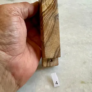 Kalahari Jasper Stone Mezuzah – Hand-Carved  #4