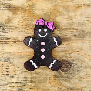 Christmas Gingerbread Woman Car Freshie