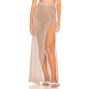 superdown Keva Wrap Maxi Skirt in Bronze