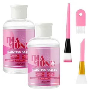 JANCHUN 240ml Diamond Art Glue Sealing Kit - Large Capacity Permanent Shine Protection for Diamond Paintings, Perfect for Preserving Christmas & Halloween Gift Art and Holiday DIY Projects