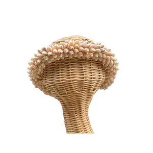 da Hawaiian Store Genuine Cowry Cowrie Shell Rosettes, Haku Lei or Headband High Quality Necklace