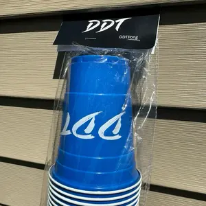 DDT Pong Custom Blue water Pong Cups (24-Pack)