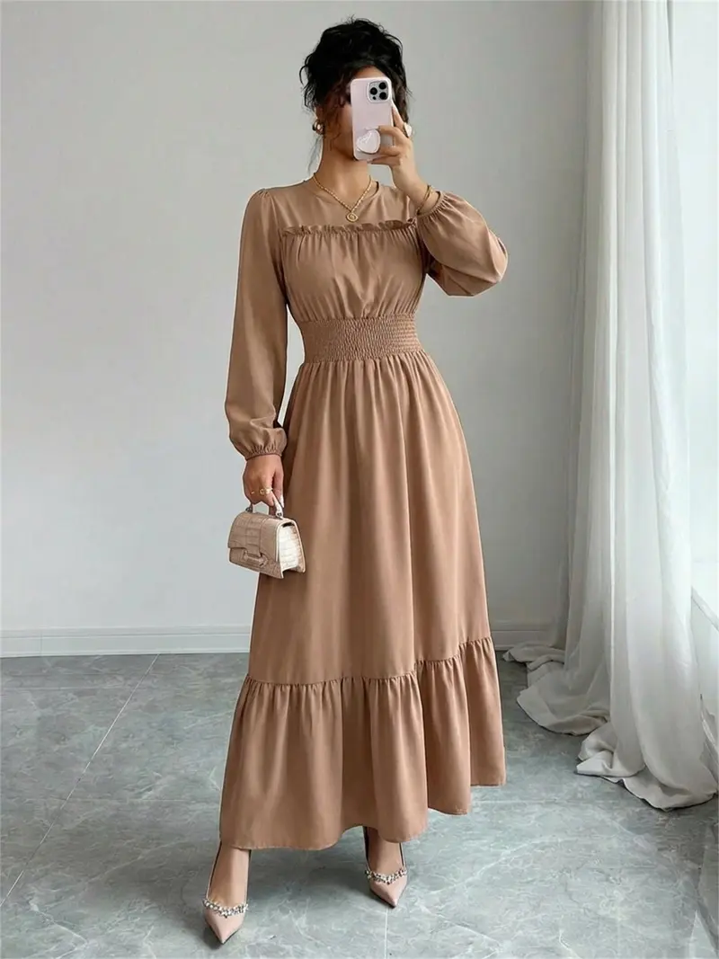 Long Sleeve Midi Dress - TikTok Shop Long Sleeve Midi Dress - TikTok Shop