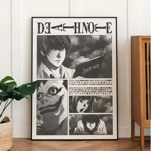 [Sale up to 30%] Light Yagami Death Note Poster Manga Art Premium Wall Art Poster Unframed HD Print Home Office Decor Unique Trendy Gift