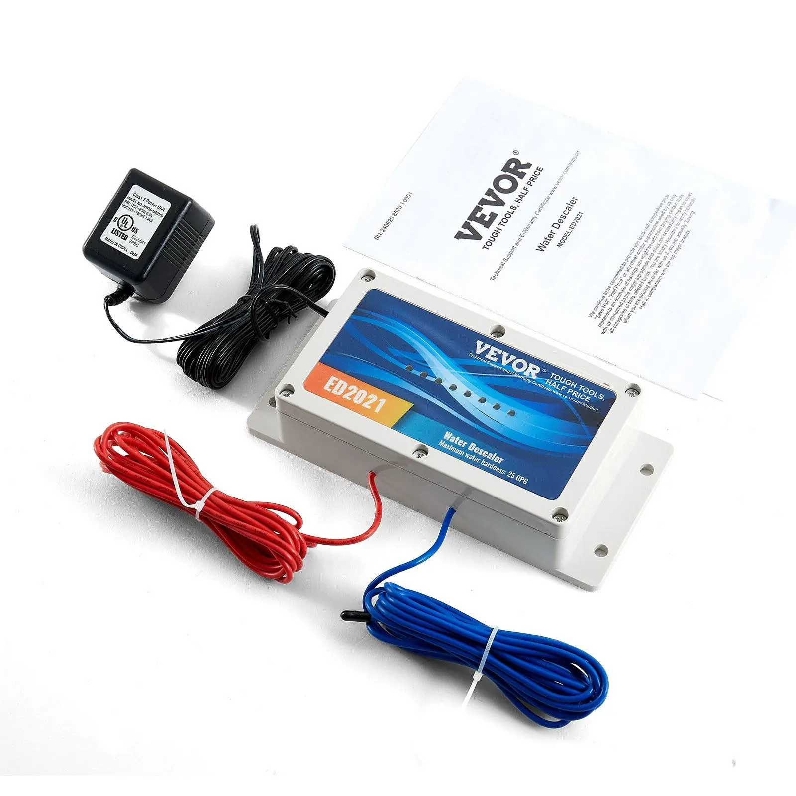 VEVOR Electronic Water Descaler System Whole House Salt Free Descaler for Home