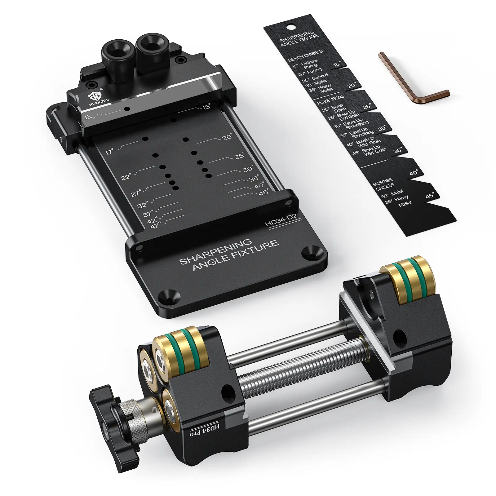 HONGDUI HD34 Pro Chisel Sharpening Jig System