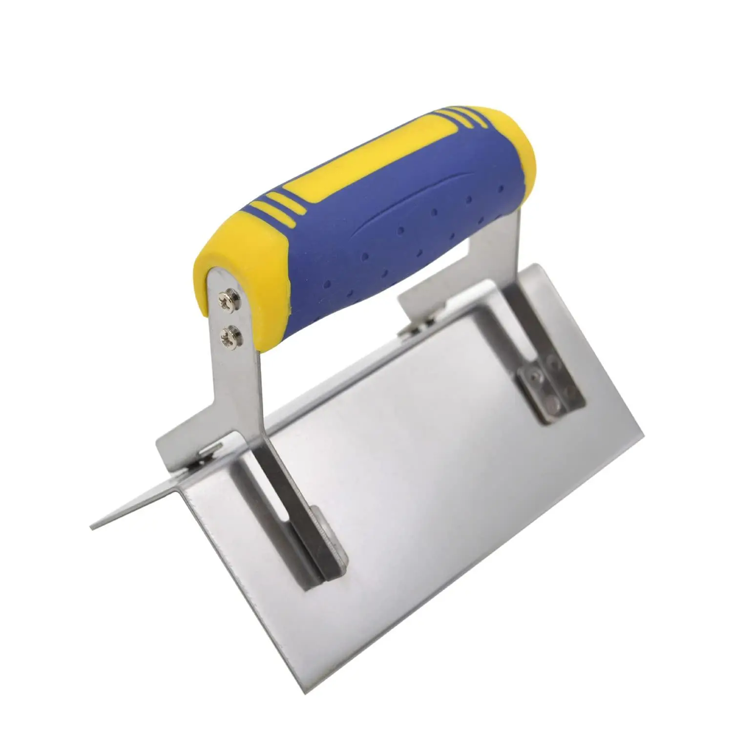 Drywall Corner Tool Concrete Edger  6" X 2.5" External Trowel Professional Stainless Steel Sheetrock Shaping With Comfort Grip Handle (external Trowel)